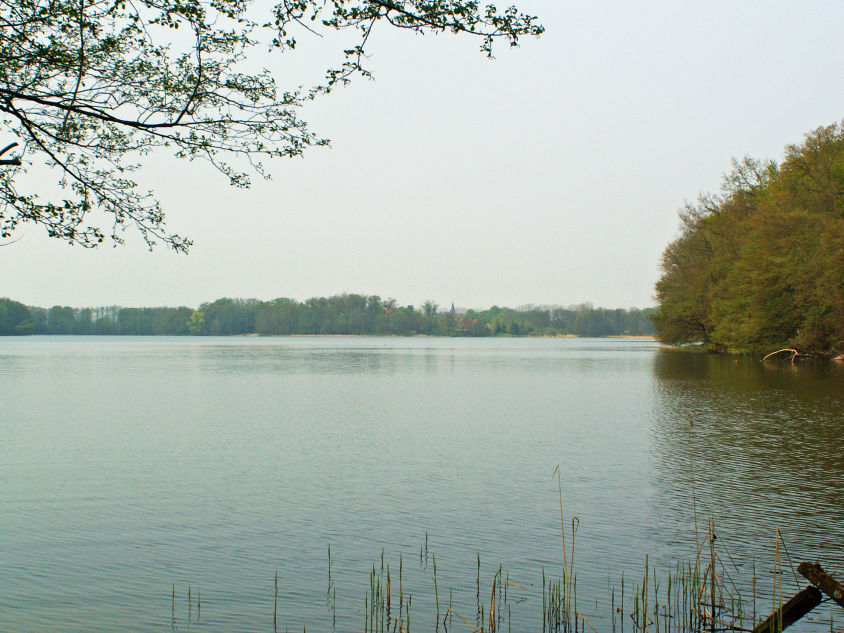Blick über den Tauchowsee auf Alt Schwerin Blick über den Tauchowsee auf Alt Schwerin