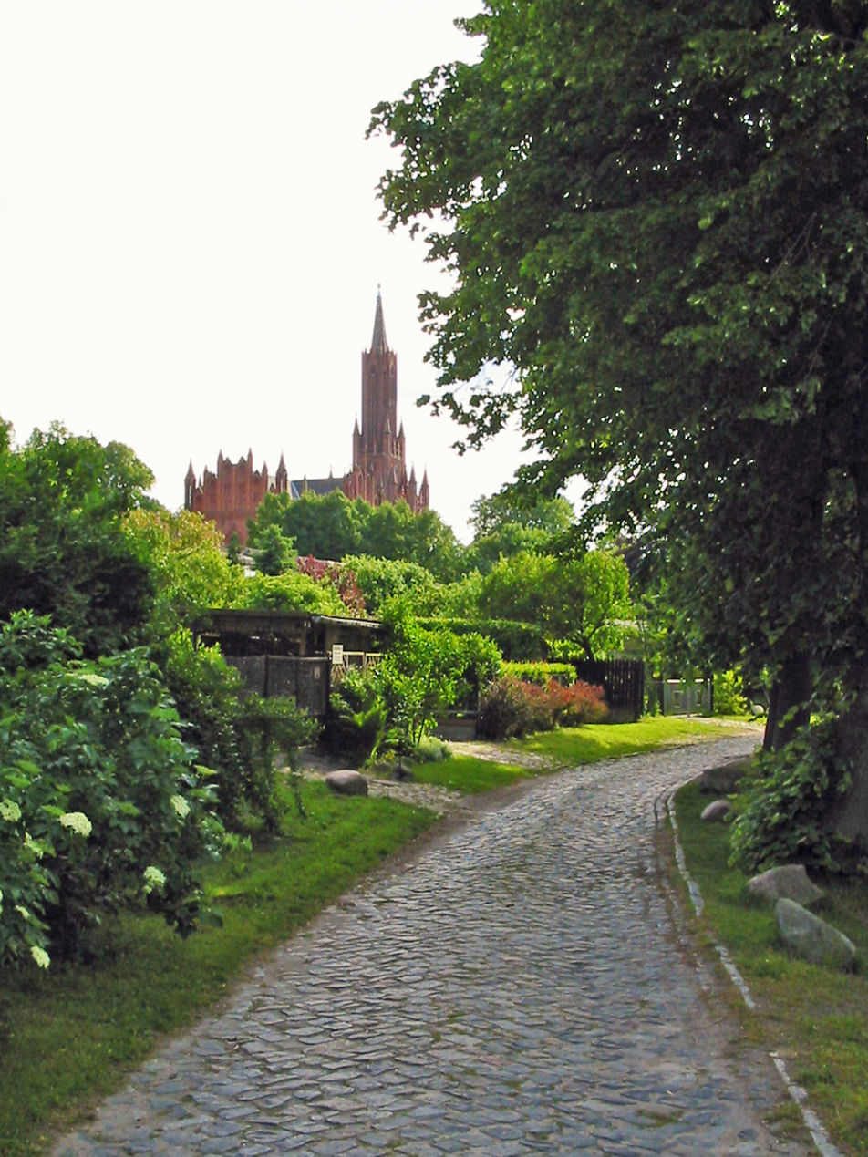 Blick auf das Kloster in Malchow